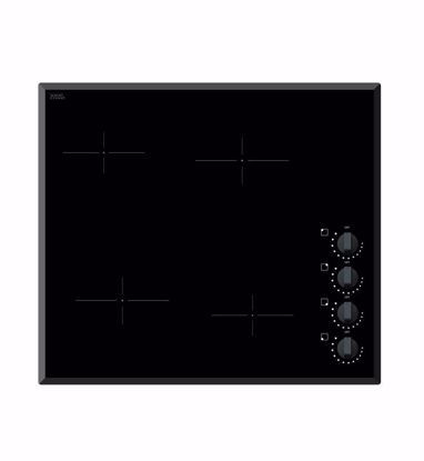Picture of Baumatic BC60CKB 59cm  4 Zone Electric Cooktop