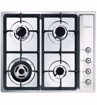 Picture of Smeg CIR66XS3 60cm 4 Burner Gas Cooktop