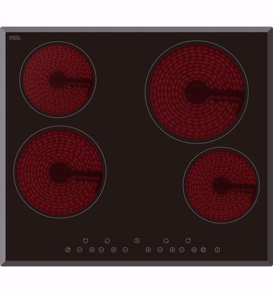 Picture of Classique CLF64TCB 60cm 4 Zone Electric Cooktop